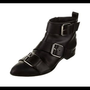 Giuseppe Zanotti triple buckle leather ankle boots